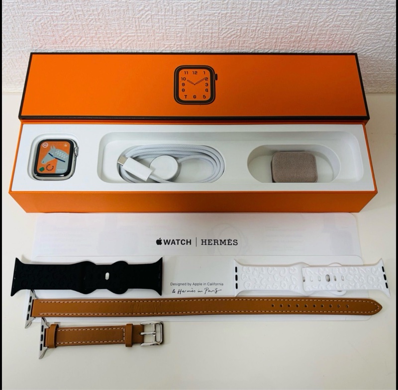 T822）美品 正常稼動 Apple Watch 蘋果錶 HERMES 愛馬仕 SERIES 5 GPS LTE 40mm 女款 男女皆宜-0