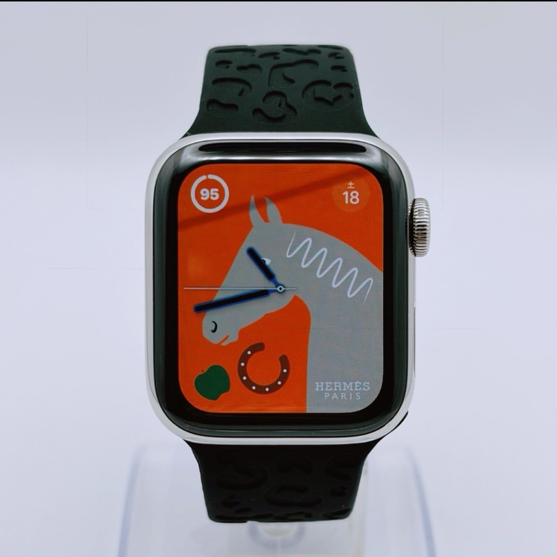 T822）美品 正常稼動 Apple Watch 蘋果錶 HERMES 愛馬仕 SERIES 5 GPS LTE 40mm 女款 男女皆宜-3