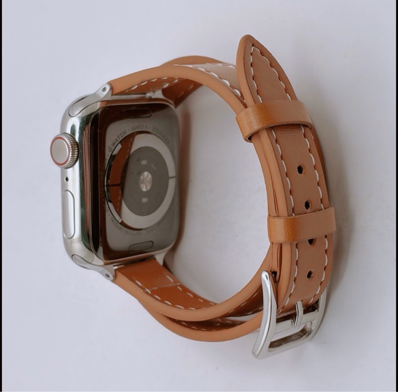T822）美品 正常稼動 Apple Watch 蘋果錶 HERMES 愛馬仕 SERIES 5 GPS LTE 40mm 女款 男女皆宜-15