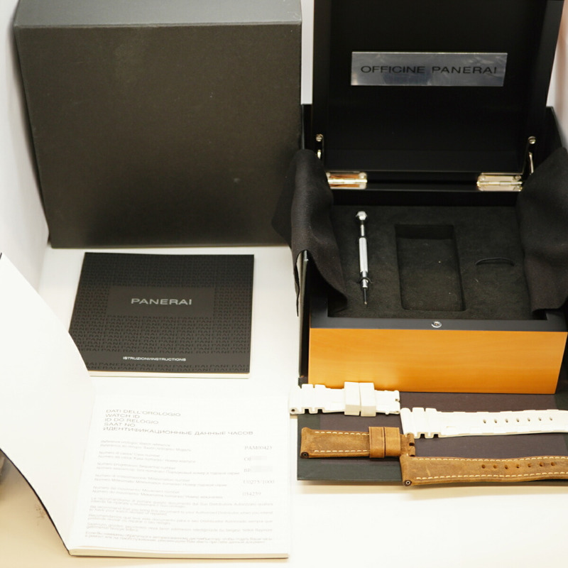 沛納海 Luminor 1950 PAM00423 黑色錶盤男士腕錶-8