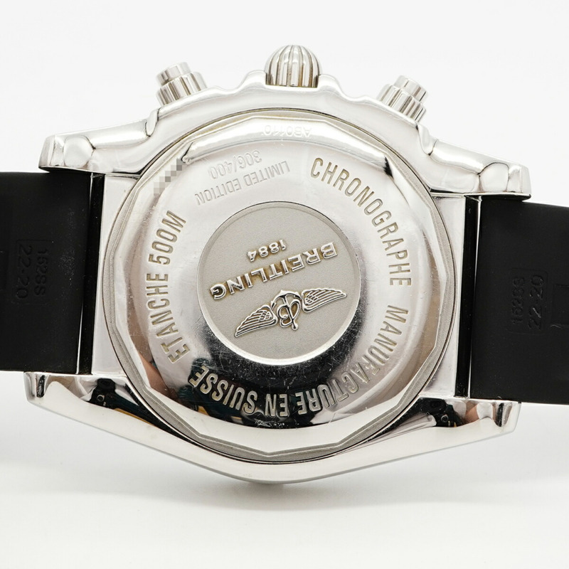 百年靈 Chronomat 44 日本限量版（400 枚）AB01103C BC48 藍色錶盤男士腕錶-4