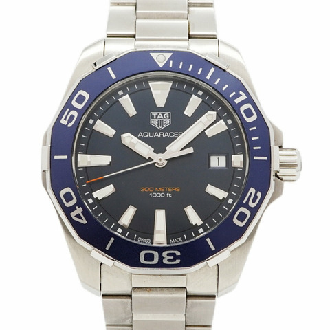 TAG Heuer Aquaracer WAY111C 海軍藍錶盤男士手錶