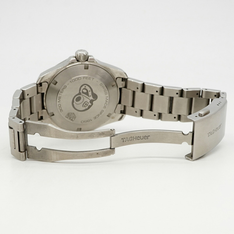 TAG Heuer Aquaracer WAY111C 海軍藍錶盤男士手錶-3