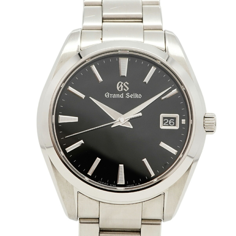 精工 Grand SBGV223 9F82-0AF0 黑色錶盤男士腕錶-0