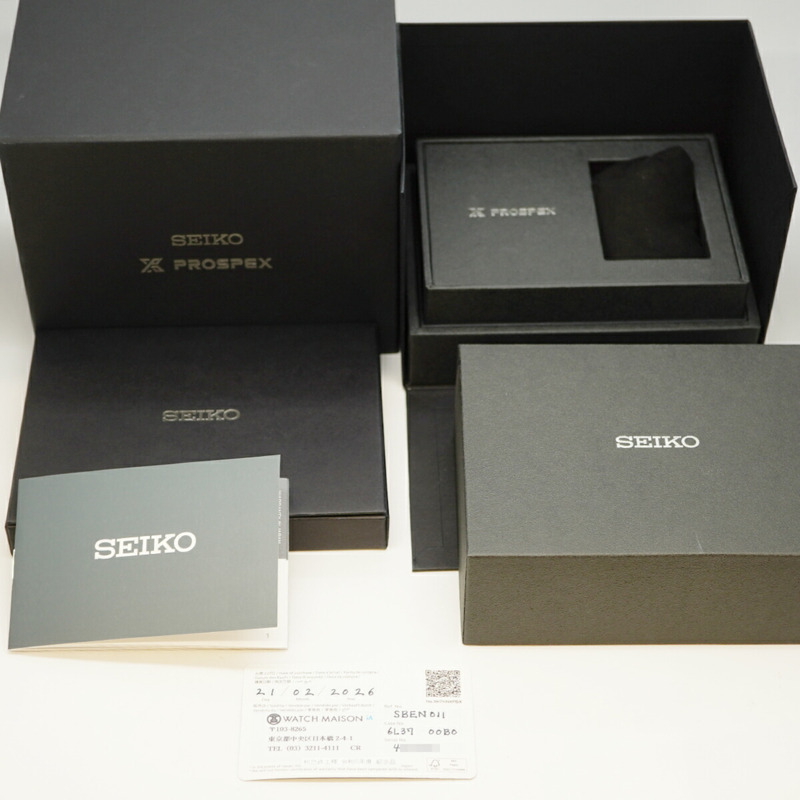 精工 Prospex Marine Master SBEN011 6L37-00B0 黑色錶盤男士腕錶-8
