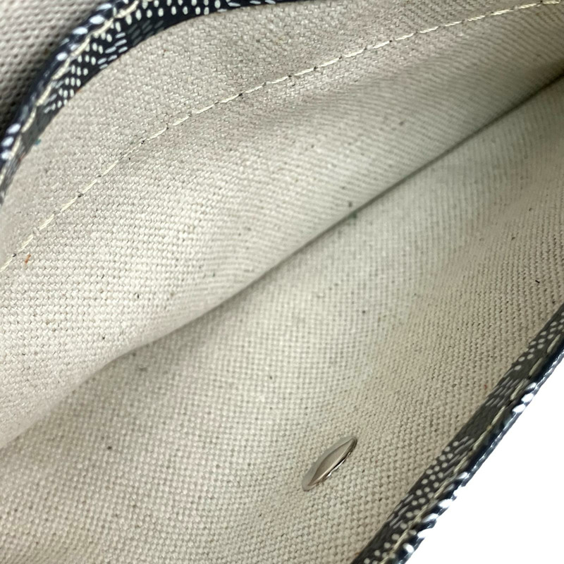 △ GOYARD 高雅德 Grey Coated Canvas Saint Louis PM Tote Bag 灰色塗層帆布托特袋-267008422-12