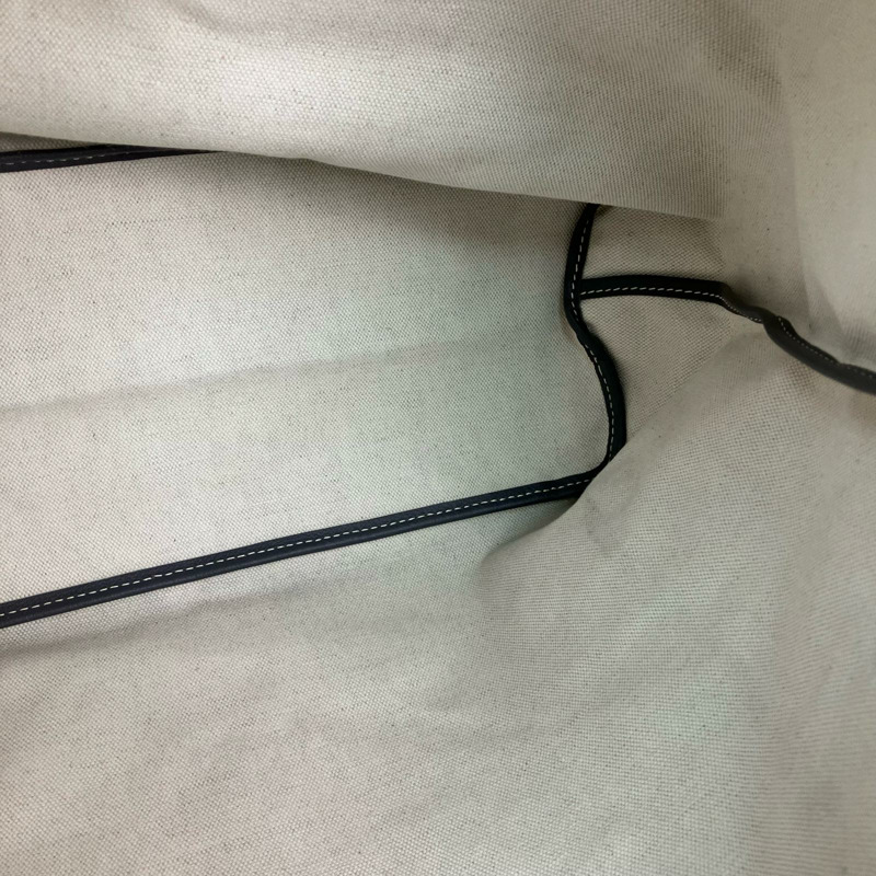 △ GOYARD 高雅德 Grey Coated Canvas Saint Louis PM Tote Bag 灰色塗層帆布托特袋-267008422-17