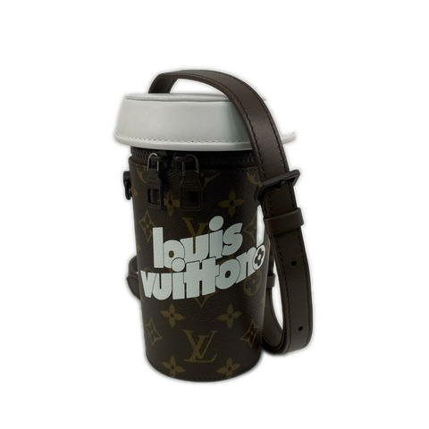 △ LOUIS VUITTON 路易·威登 Brown Coated Canvas Monogram Everyday LV Coffee Cup Crossbody Bag 啡色塗層帆布經典老花咖啡杯斜揹袋 M80812-267007894