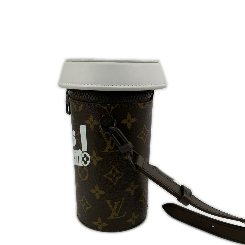 △ LOUIS VUITTON 路易·威登 Brown Coated Canvas Monogram Everyday LV Coffee Cup Crossbody Bag 啡色塗層帆布經典老花咖啡杯斜揹袋 M80812-267007894-2