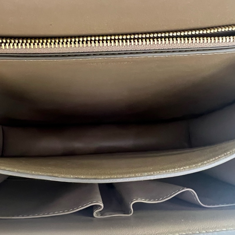 99新 Celine/賽琳 牙簽紋Box單肩包 無配件-5