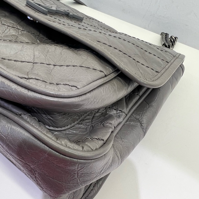 聖羅蘭/YSL Niki中號，灰色，無配件 單品-3