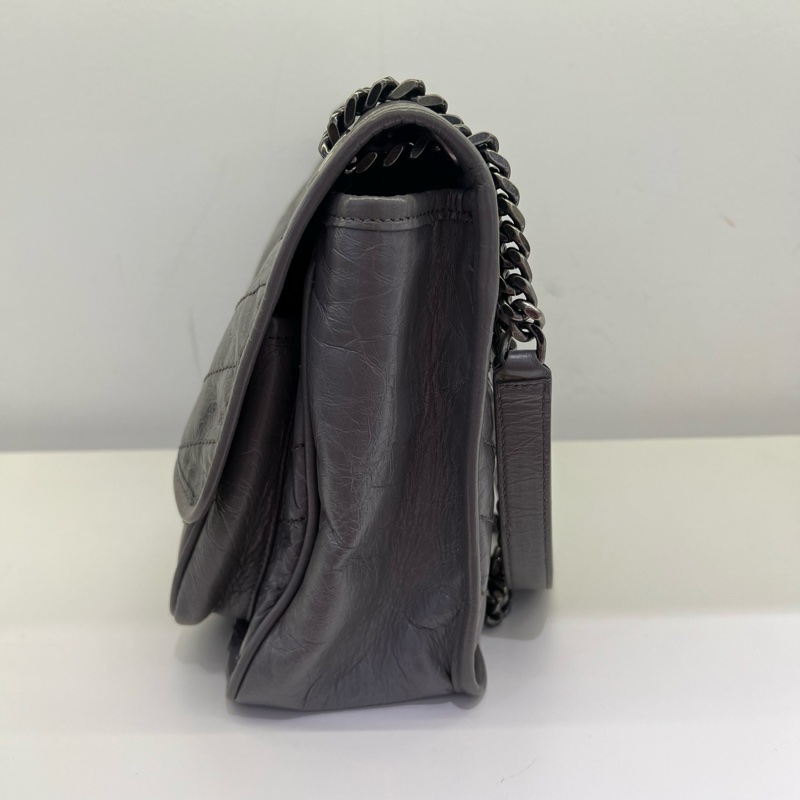 聖羅蘭/YSL Niki中號，灰色，無配件 單品-11