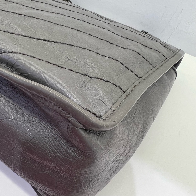 聖羅蘭/YSL Niki中號，灰色，無配件 單品-16