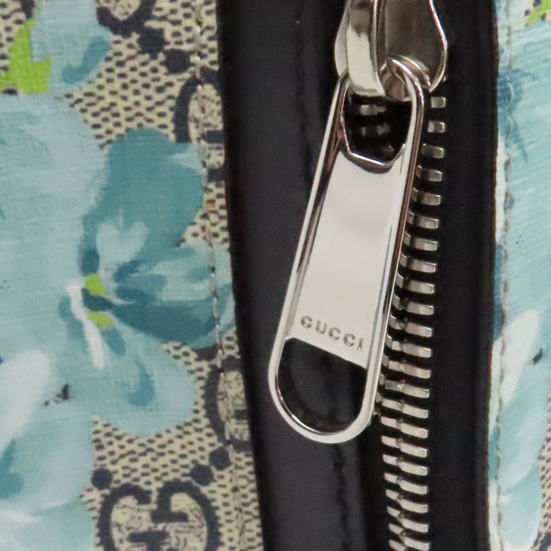 藍色 GG Supreme Blooms帆布 Day 後背包【GUCCI 古馳】 546327-7