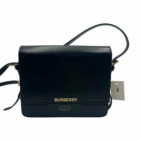 【美收精品】BURBERRY 黑斜背包 C-482【隔月月中將轉賣至日本 上架期限30天】