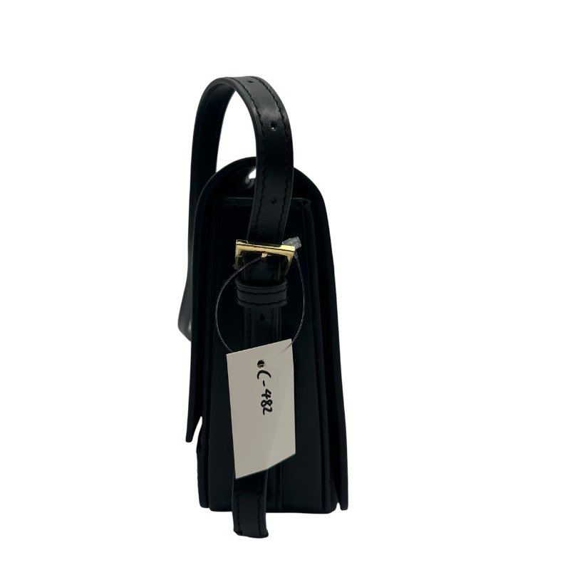 【美收精品】BURBERRY 黑斜背包 C-482【隔月月中將轉賣至日本 上架期限30天】-3