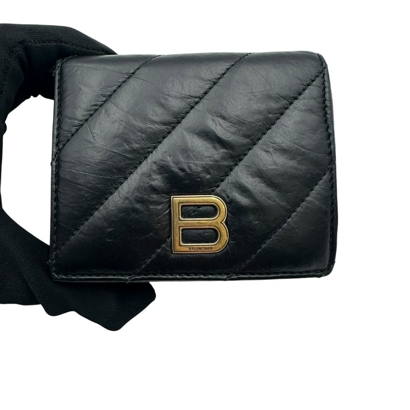 【美收精品】Balenciaga 黑短夾C-483【隔月月中將轉賣至日本 上架期限30天】-5