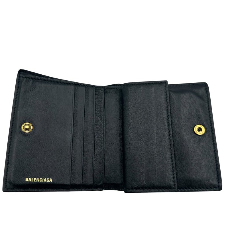 【美收精品】Balenciaga 黑短夾C-483【隔月月中將轉賣至日本 上架期限30天】-6