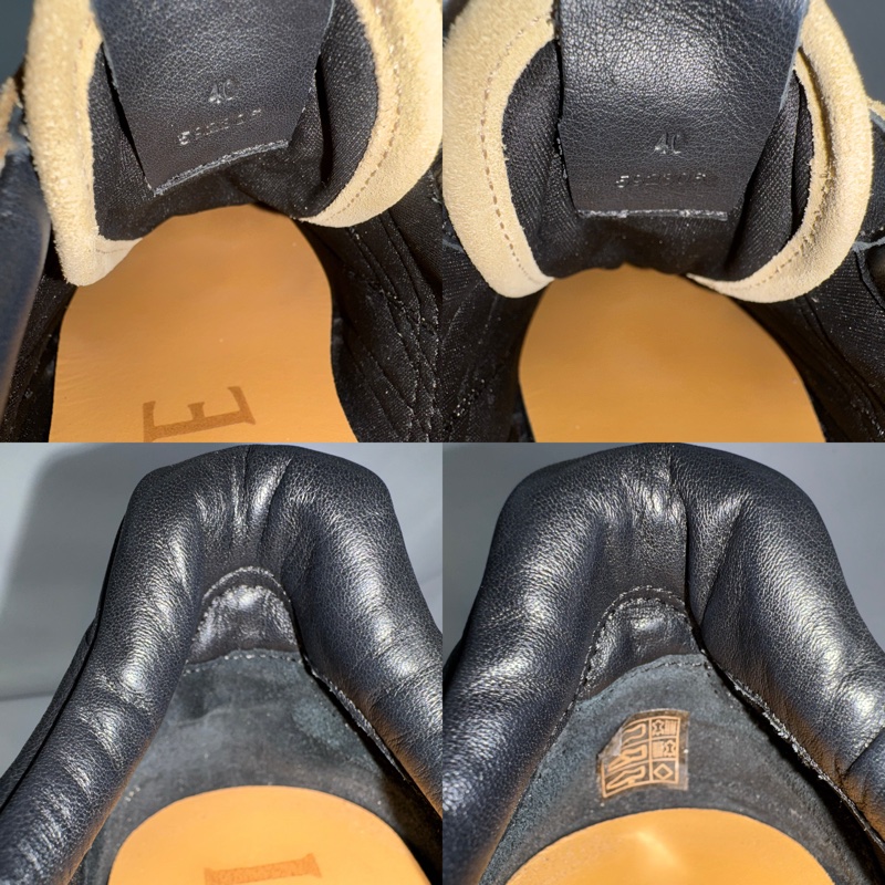 LOEWE 拼接麂皮尼龍運動鞋 592306 #40-6
