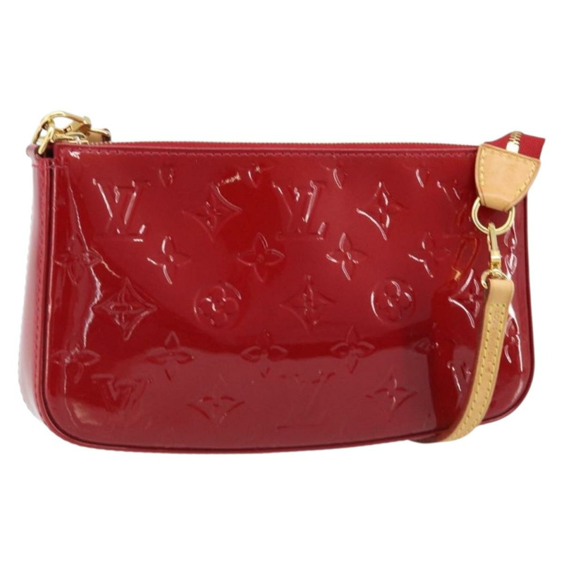 【日本直送】路易威登 Vernis Pochette 配件包 Pomme D'amour M91577 正品 BSZ522-0