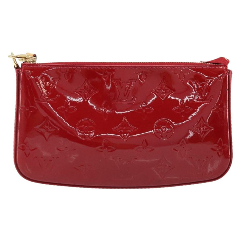 【日本直送】路易威登 Vernis Pochette 配件包 Pomme D'amour M91577 正品 BSZ522-1