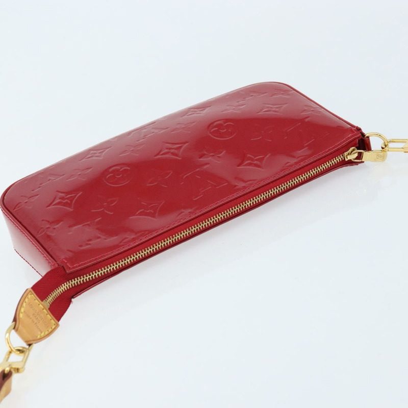 【日本直送】路易威登 Vernis Pochette 配件包 Pomme D'amour M91577 正品 BSZ522-5