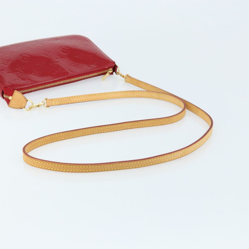 【日本直送】路易威登 Vernis Pochette 配件包 Pomme D'amour M91577 正品 BSZ522-6