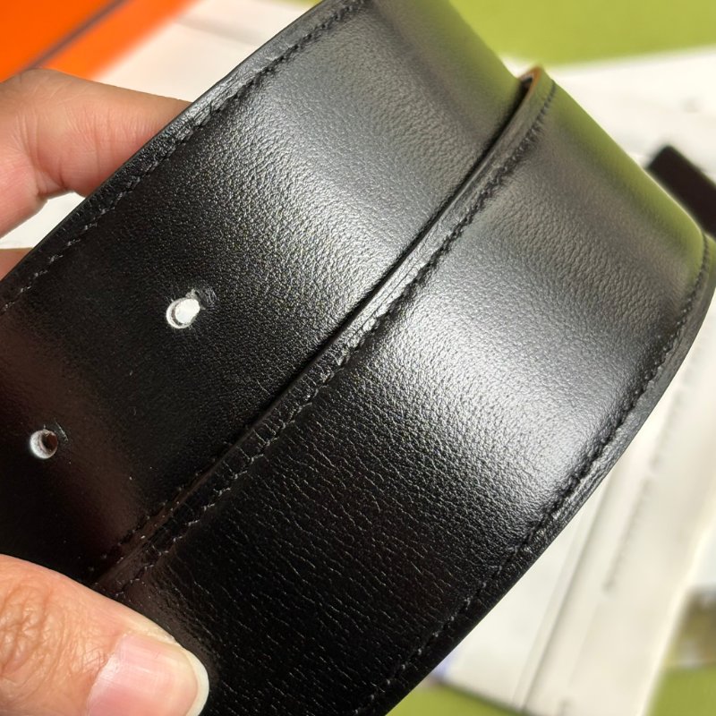 ::HERMES:: Constance皮帶釦 & 黑x咖雙面皮腰帶90公分 寬度3.8-13
