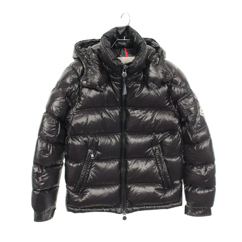 MONCLER MAYA 羽絨外套 #0 短版外套 1A53600 尼龍 黑色 二手 男款-0