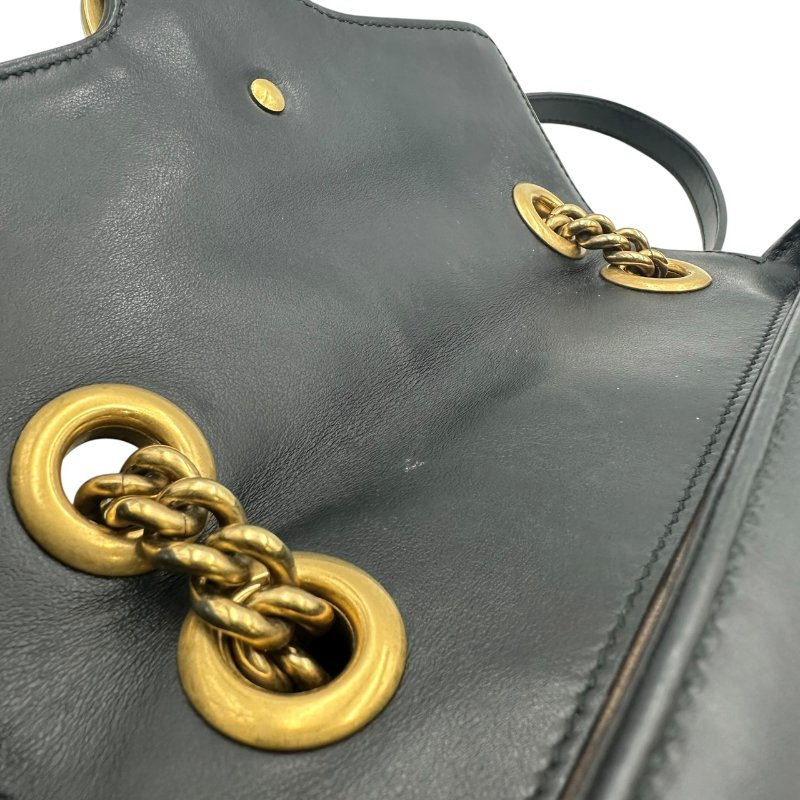 【美收精品】Gucci 黑色肩背包 C-485【隔月月中將轉賣至日本 上架期限30天】-8