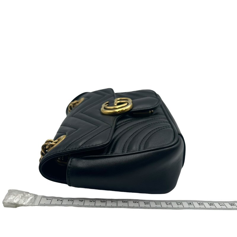 【美收精品】Gucci 黑色肩背包 C-485【隔月月中將轉賣至日本 上架期限30天】-15
