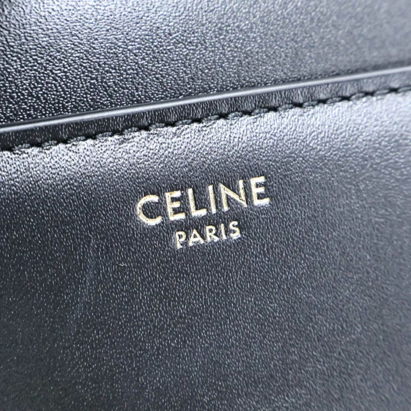 黑色皮革 Mini 16 兩用包【CELINE 賽琳】-6