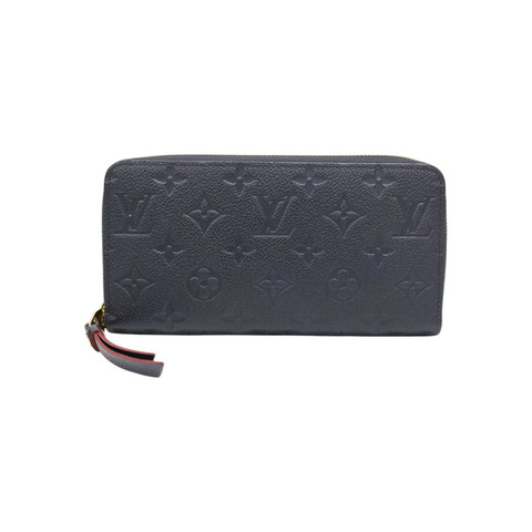 藍色 原花 牛皮 壓紋 Zippy Wallet 拉鍊 長夾【LOUIS VUITTON LV 路易威登】 M62121