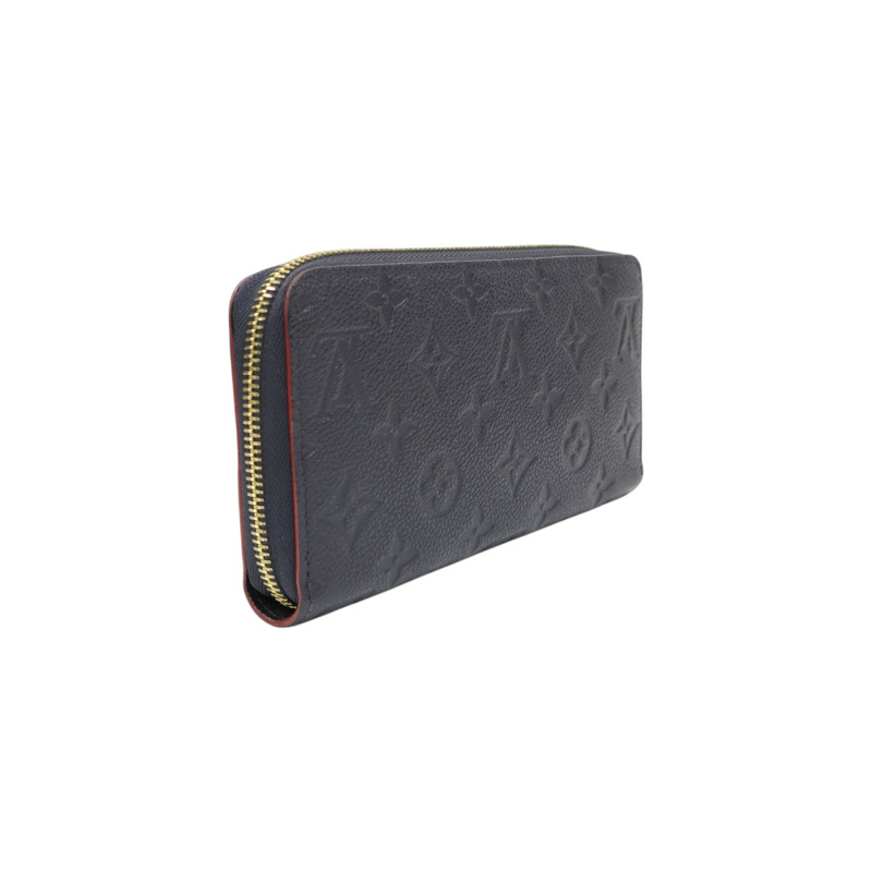 藍色 原花 牛皮 壓紋 Zippy Wallet 拉鍊 長夾【LOUIS VUITTON LV 路易威登】 M62121-1