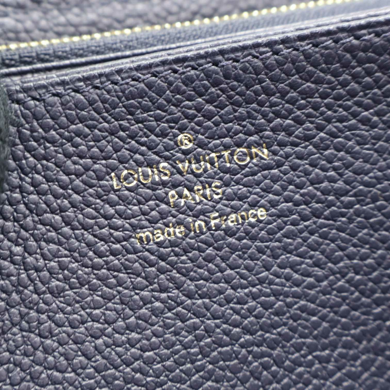 藍色 原花 牛皮 壓紋 Zippy Wallet 拉鍊 長夾【LOUIS VUITTON LV 路易威登】 M62121-7