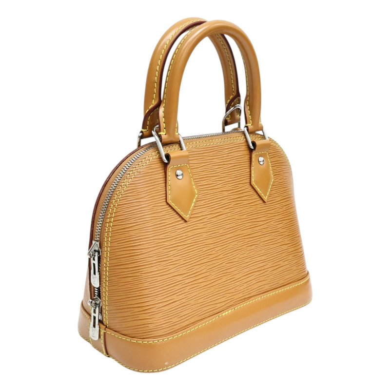 焦糖色 Epi水波紋牛皮 Alma BB 两用包【LOUIS VUITTON LV 路易威登】 M57540-1