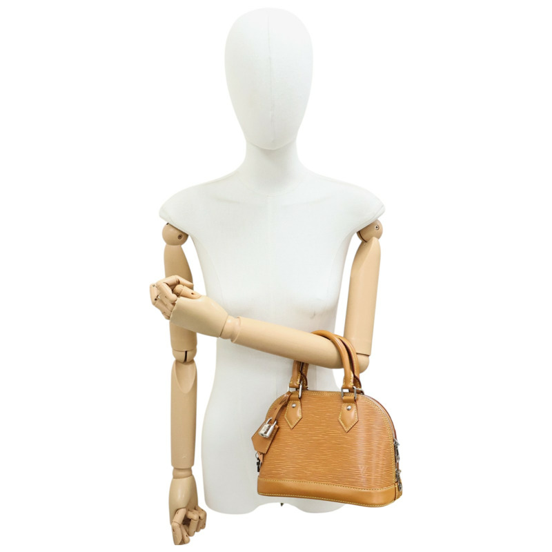 焦糖色 Epi水波紋牛皮 Alma BB 两用包【LOUIS VUITTON LV 路易威登】 M57540-6