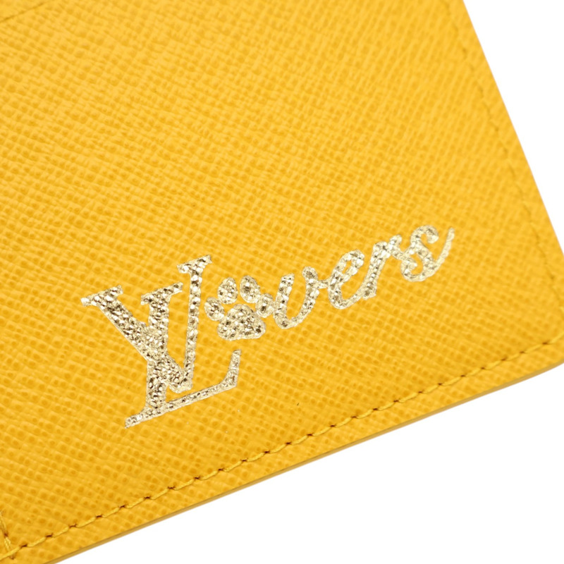 黃色 原花 Heritage 帆布 Carteira Brazza 兩折 長夾【LOUIS VUITTON LV 路易威登】 M12656-8