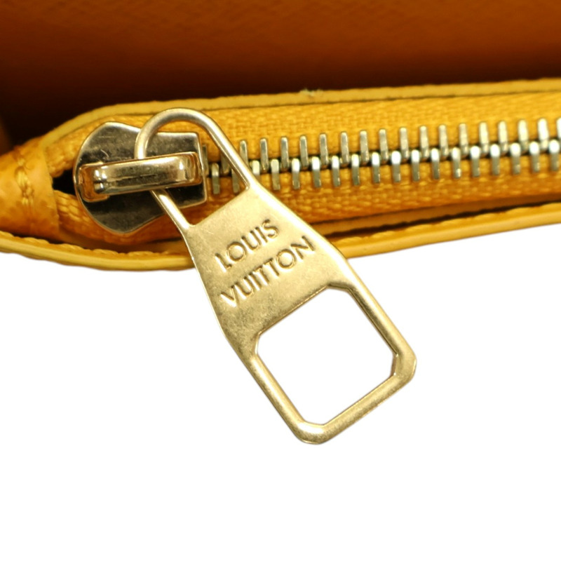 黃色 原花 Heritage 帆布 Carteira Brazza 兩折 長夾【LOUIS VUITTON LV 路易威登】 M12656-9