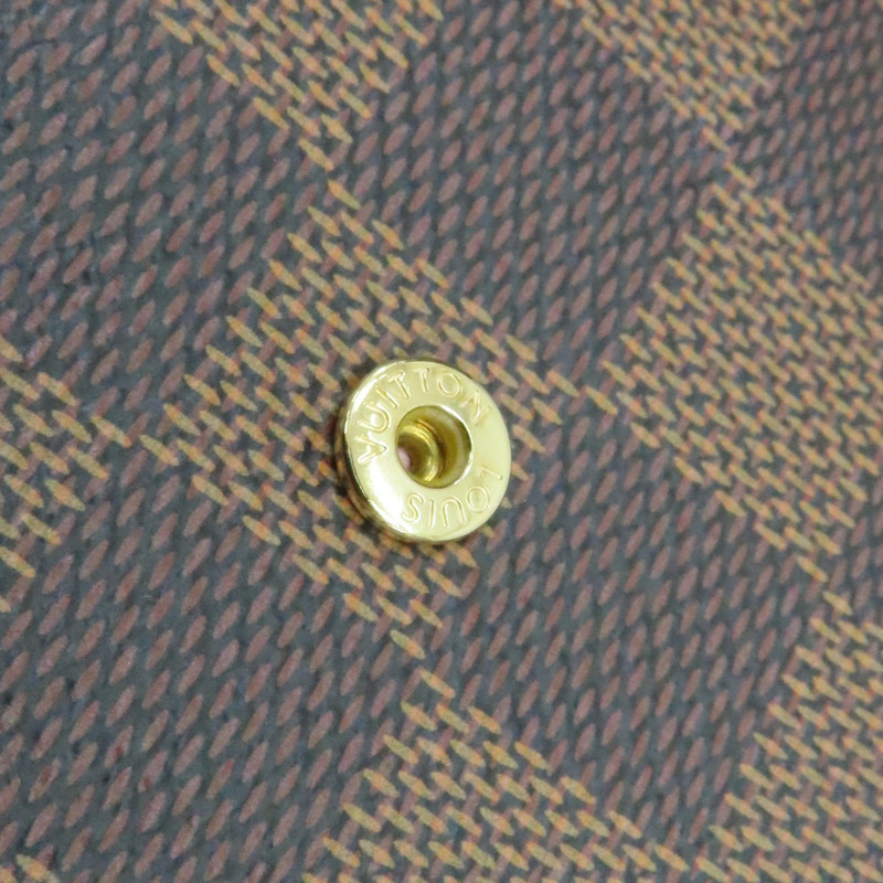 粉/棕色 棋盤格帆布 Victorine 三折短夾【LOUIS VUITTON LV 路易威登】 N61700-10