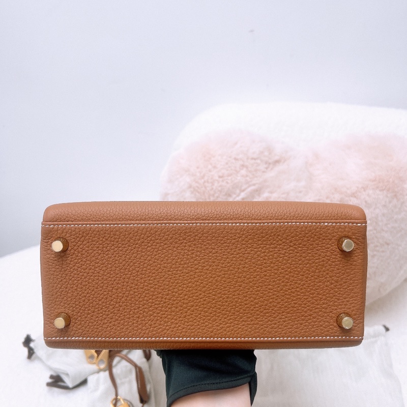 閒置 Hermes kelly 25 金棕金釦 U-2