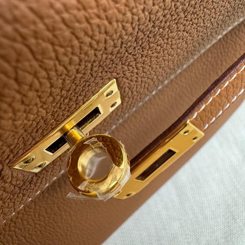 閒置 Hermes kelly 25 金棕金釦 U-8
