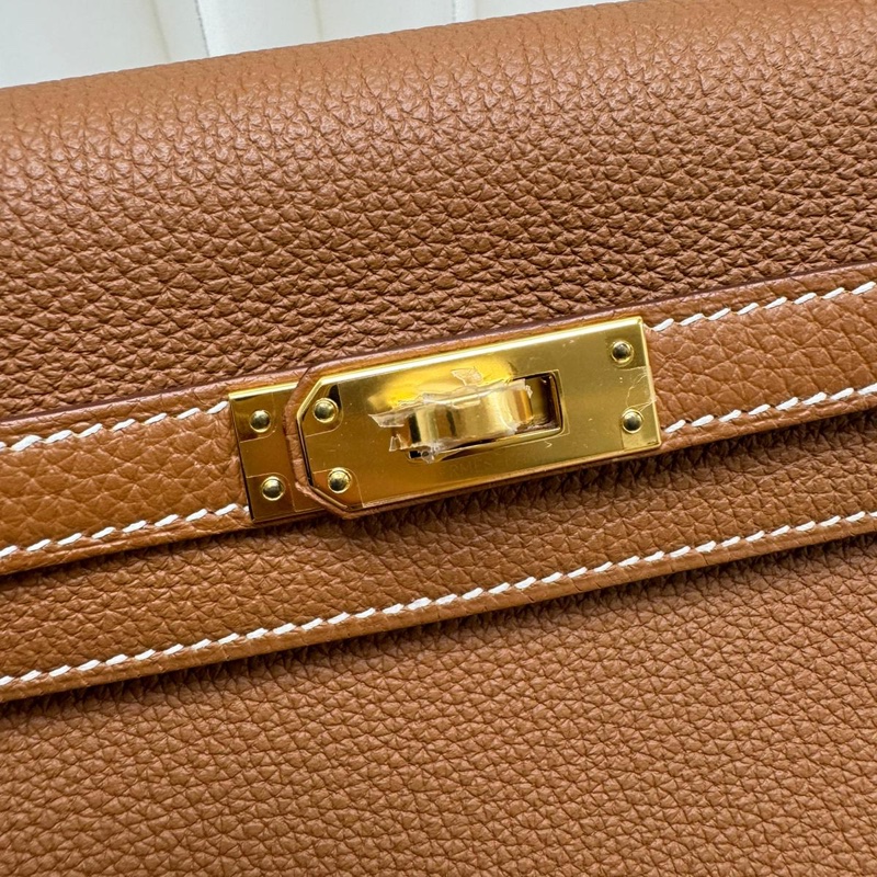 閒置 Hermes kelly 25 金棕金釦 U-14