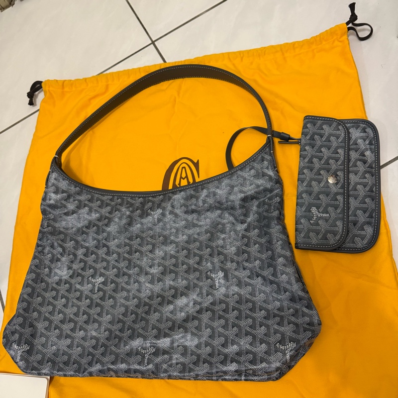 Goyard 經典hobo 灰色(代購90000購入）-1
