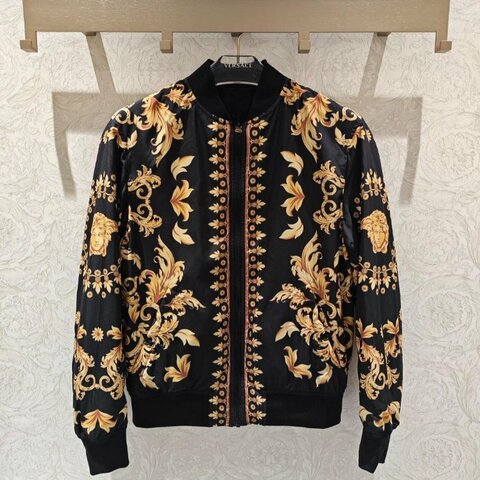 💎Han's house精品服飾💎VERSACE 凡賽斯 頂級黑牌 雙面 外套