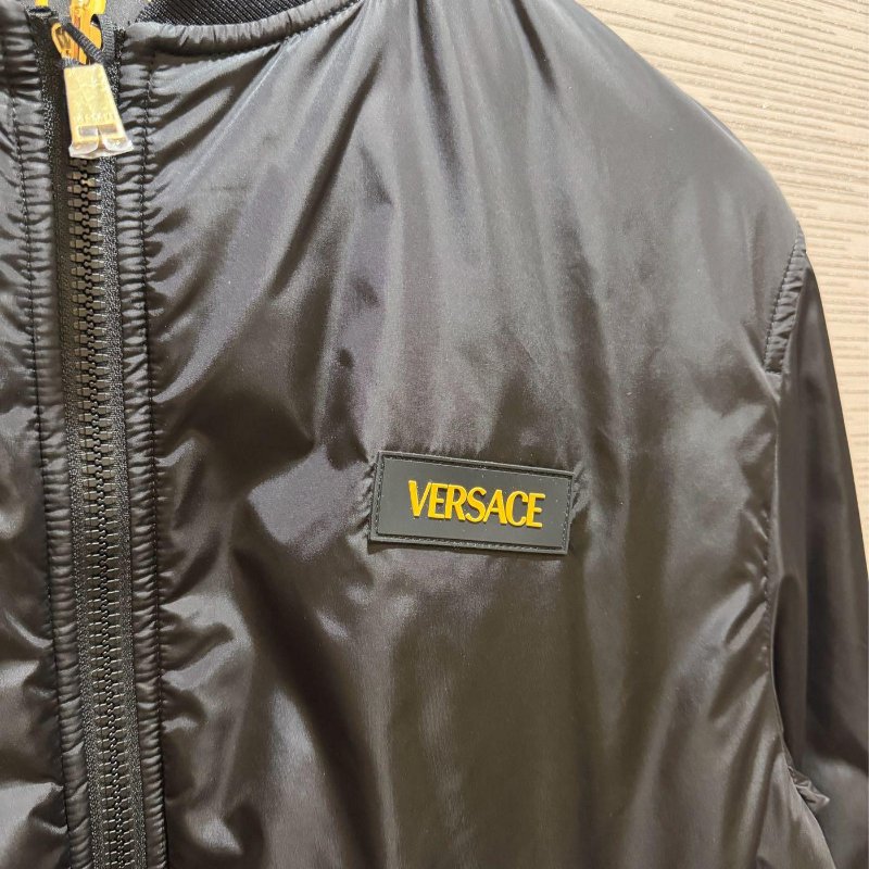 💎Han's house精品服飾💎VERSACE 凡賽斯 頂級黑牌 雙面 外套-3