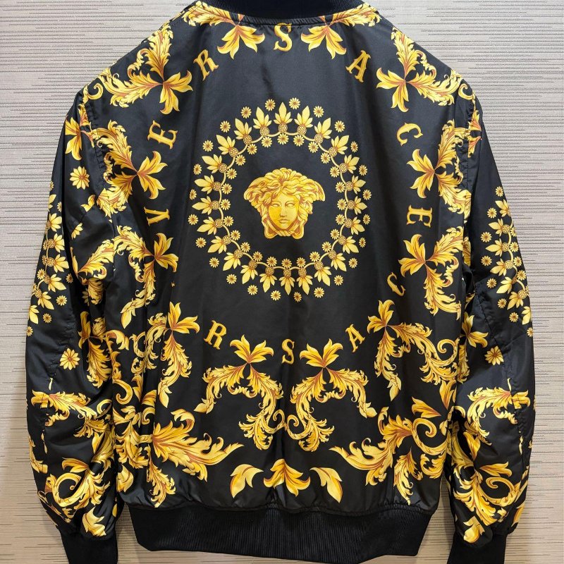 💎Han's house精品服飾💎VERSACE 凡賽斯 頂級黑牌 雙面 外套-4