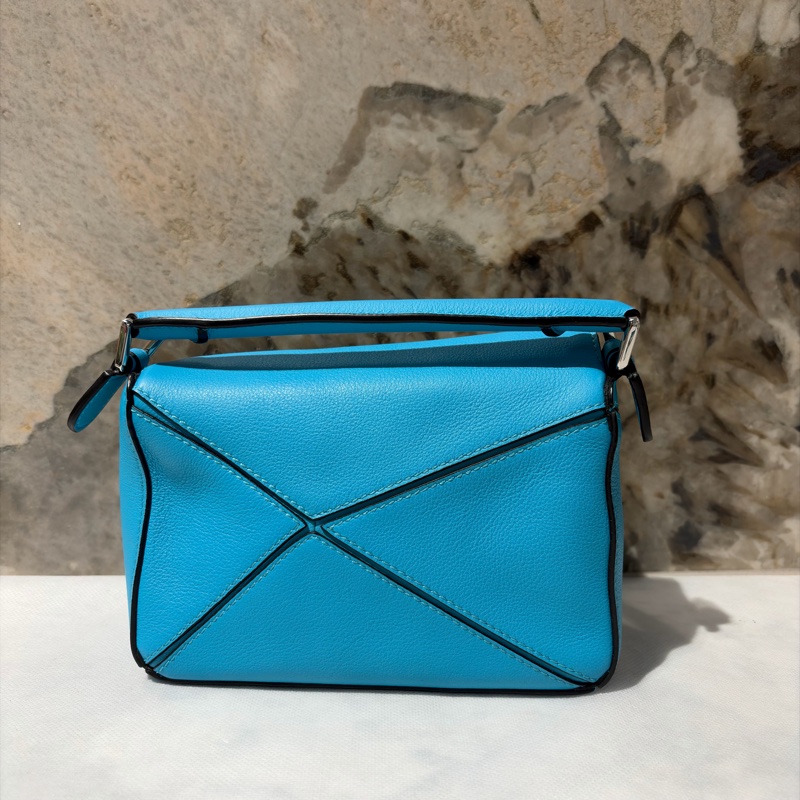LOEWE 松石綠牛皮Mini Puzzle-2