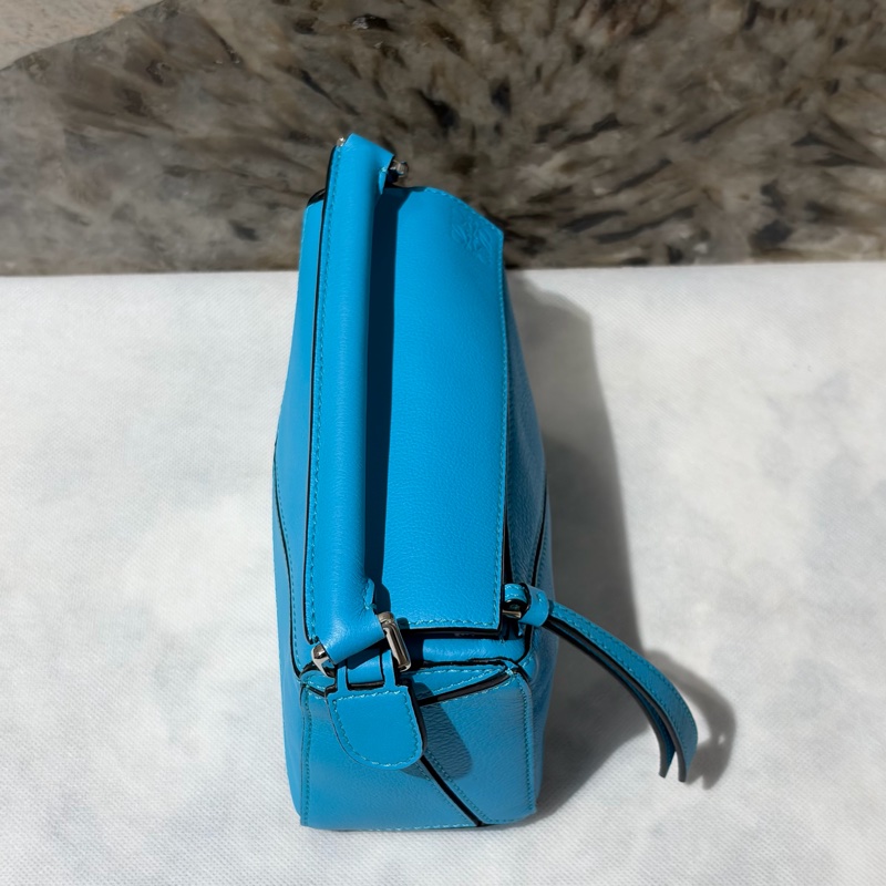 LOEWE 松石綠牛皮Mini Puzzle-4