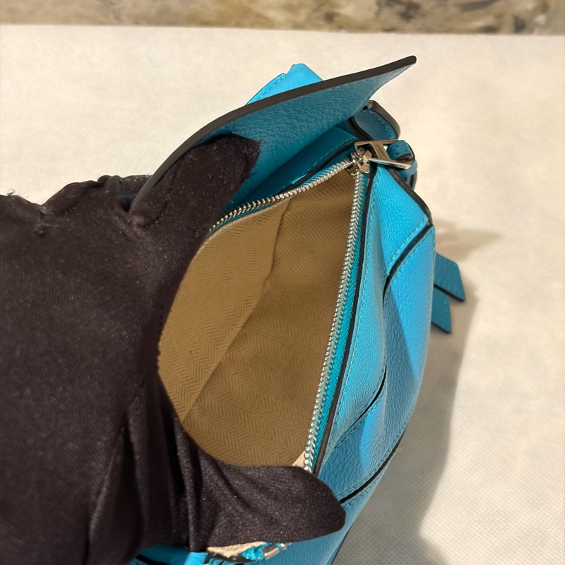 LOEWE 松石綠牛皮Mini Puzzle-8